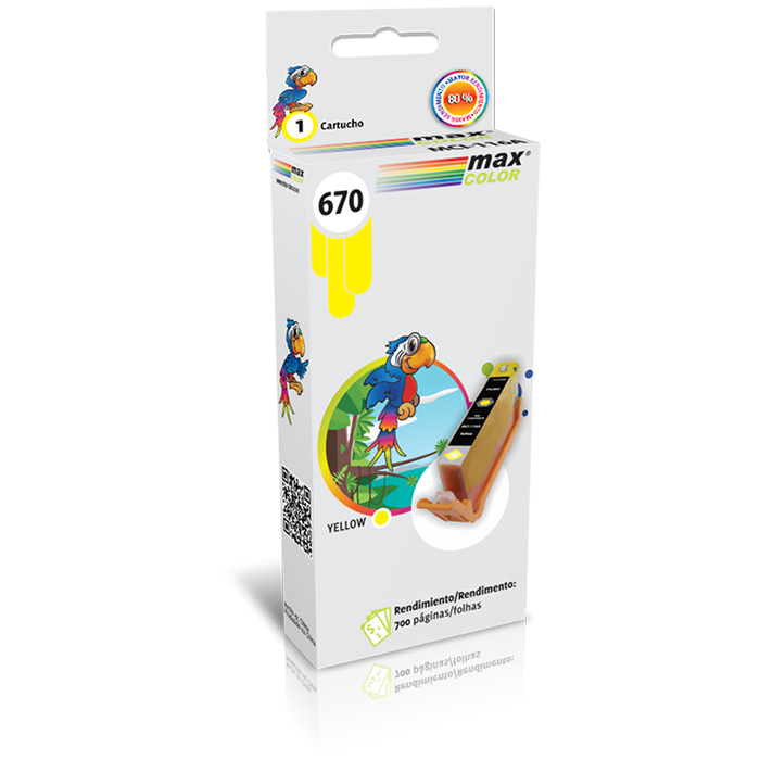 Hp 670 CZ116AL xl Yellow