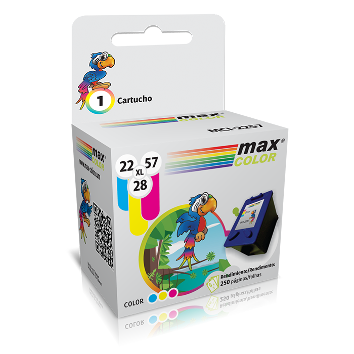 Hp 22/57/28 C9352 / C8728 / C665 xl Tricolor Universal