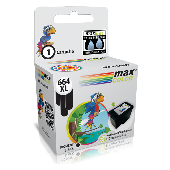 Hp 664 F6V30AL xl Negro