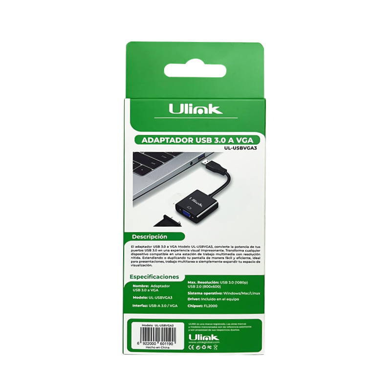 Adaptador USB 3.0 a VGA - Imagen 5