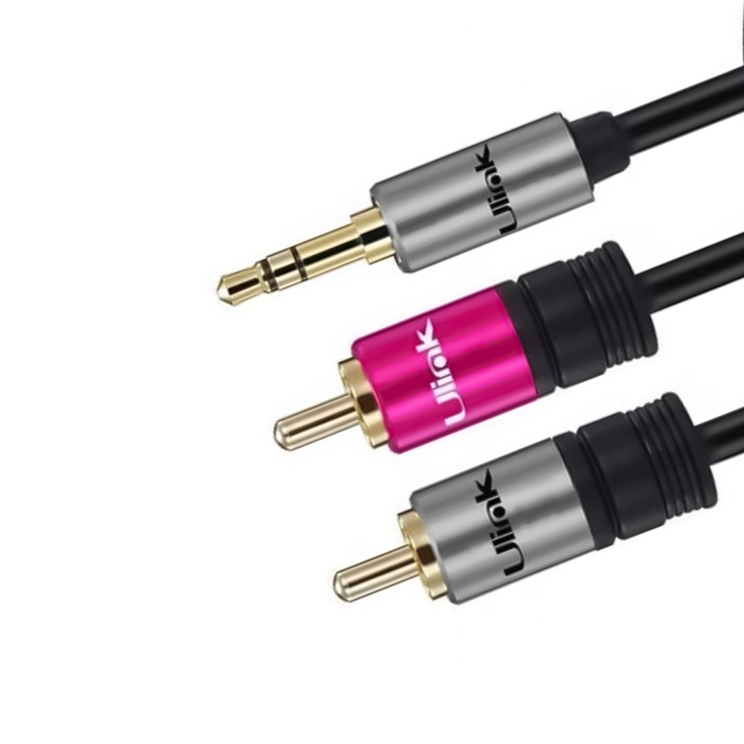 Cable de audio 3,5mm a 2 RCA - Imagen 3