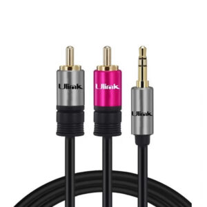 Cable de audio 3,5mm a 2 RCA