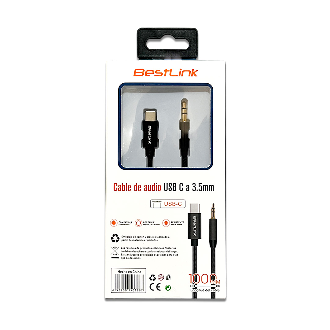 Cable de audio USB C a 3,5mm - Imagen 3