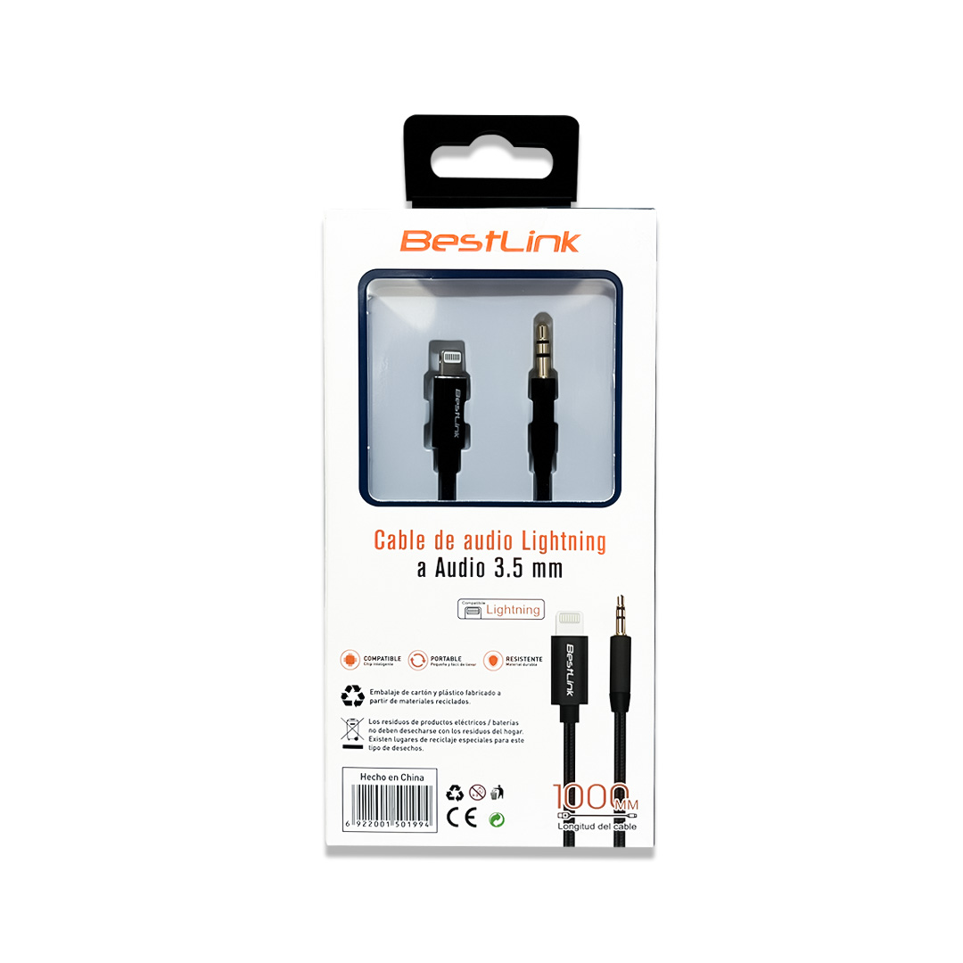 Cable de audio Lightning ( Iphone ) a 3,5mm - Imagen 4