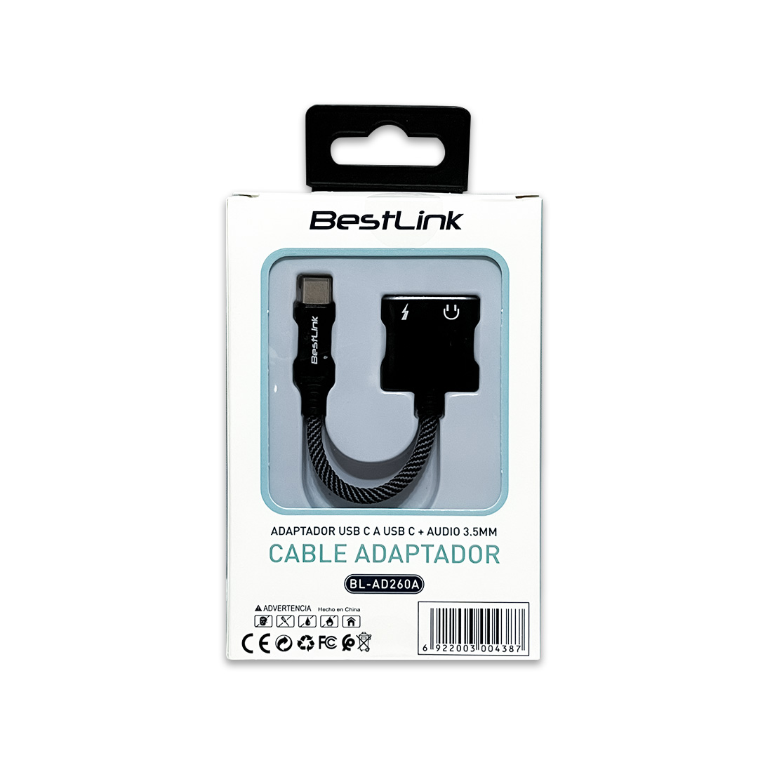 Adaptador USB C a USB C + audio 3,5mm - Imagen 4
