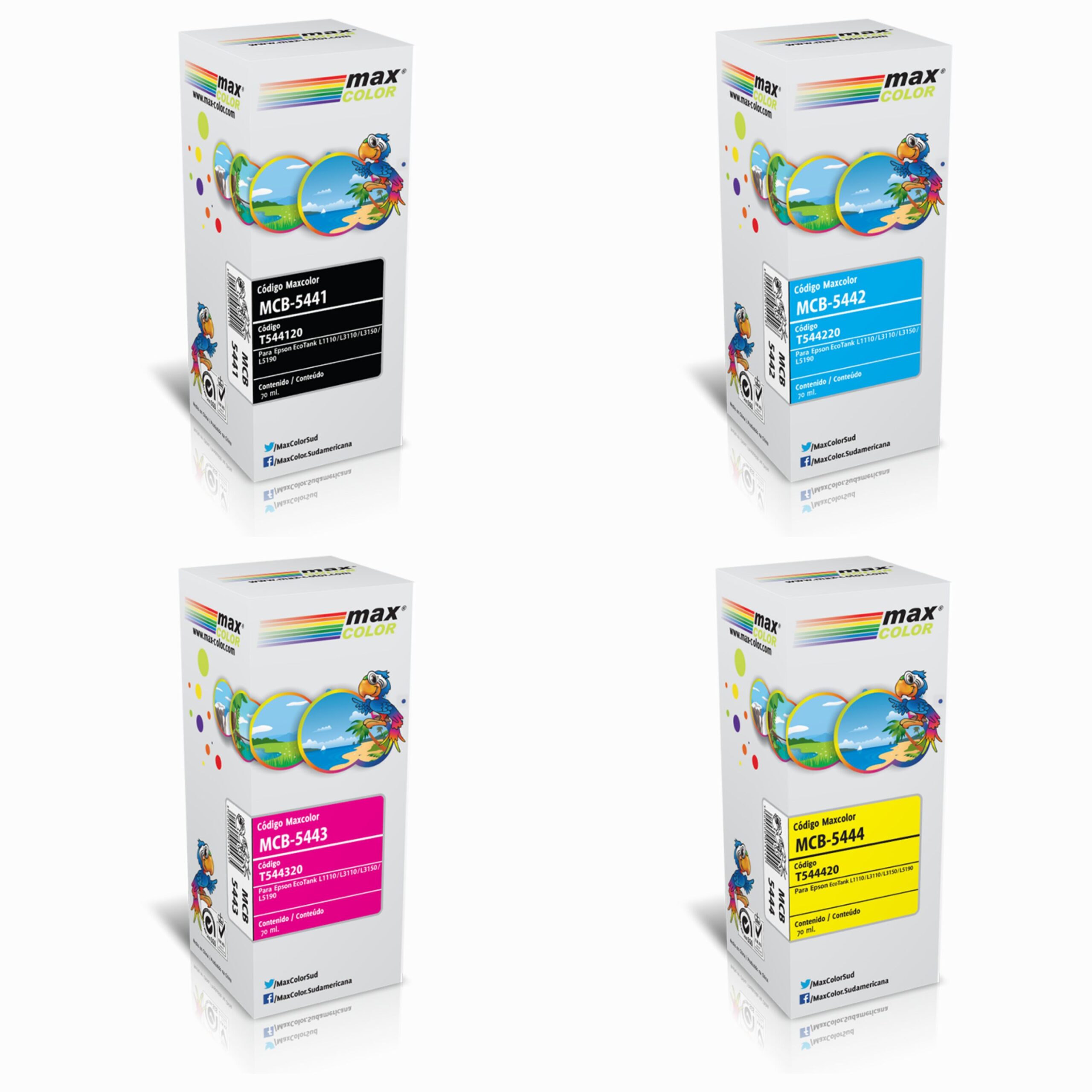 Epson Pack T544K/T544C/T544M/T544Y