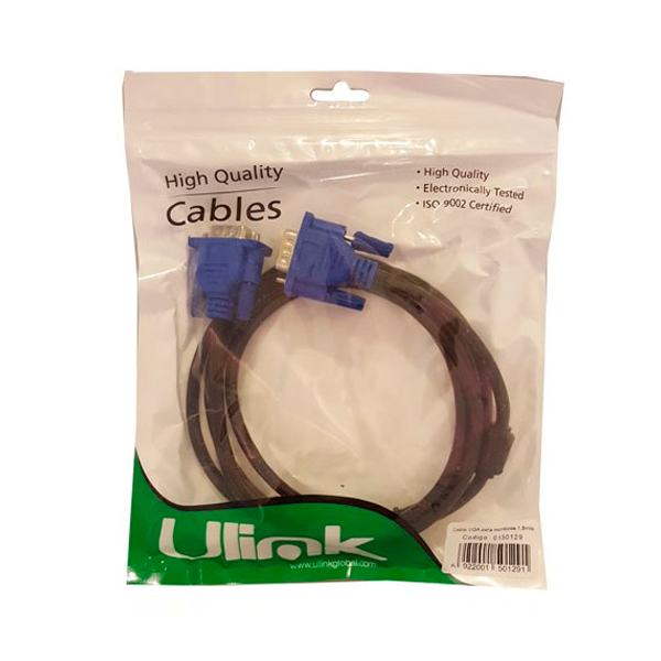 Cable VGA macho – macho 3 mts - Imagen 3
