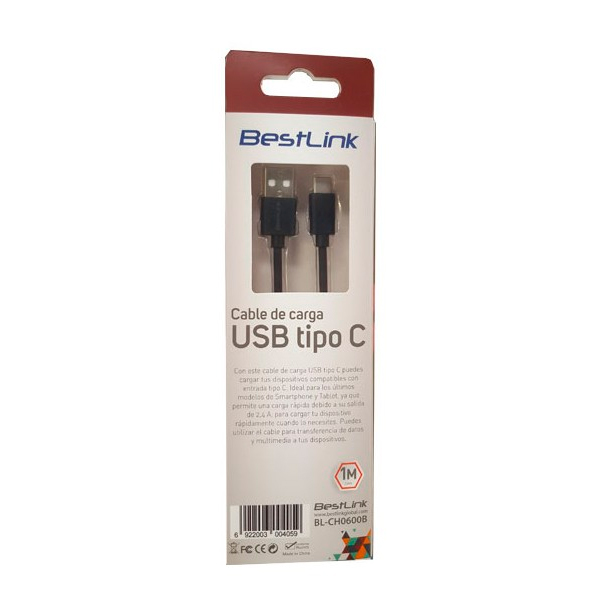 Cable de carga USB tipo C 1 Mts. - Imagen 3