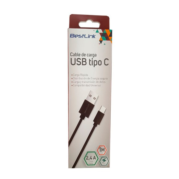 Cable de carga USB tipo C 1 Mts. - Imagen 2