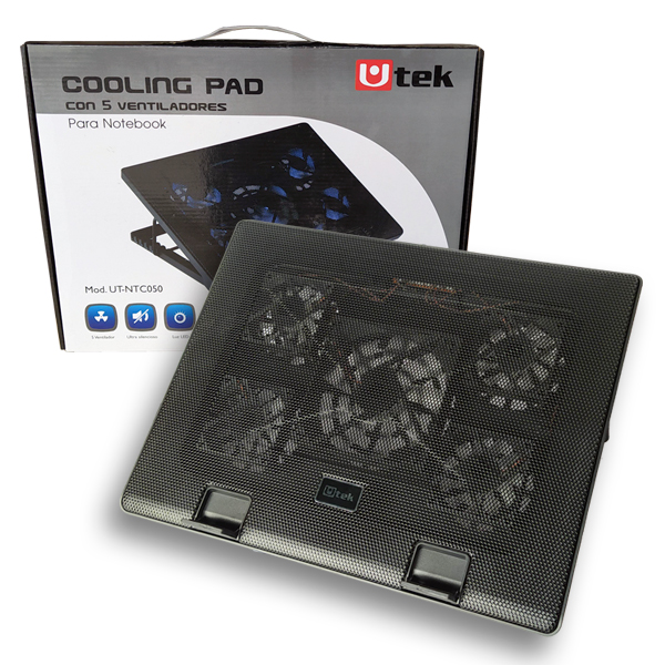 Cooler para Notebook 12 -17" 5 Ventiladores