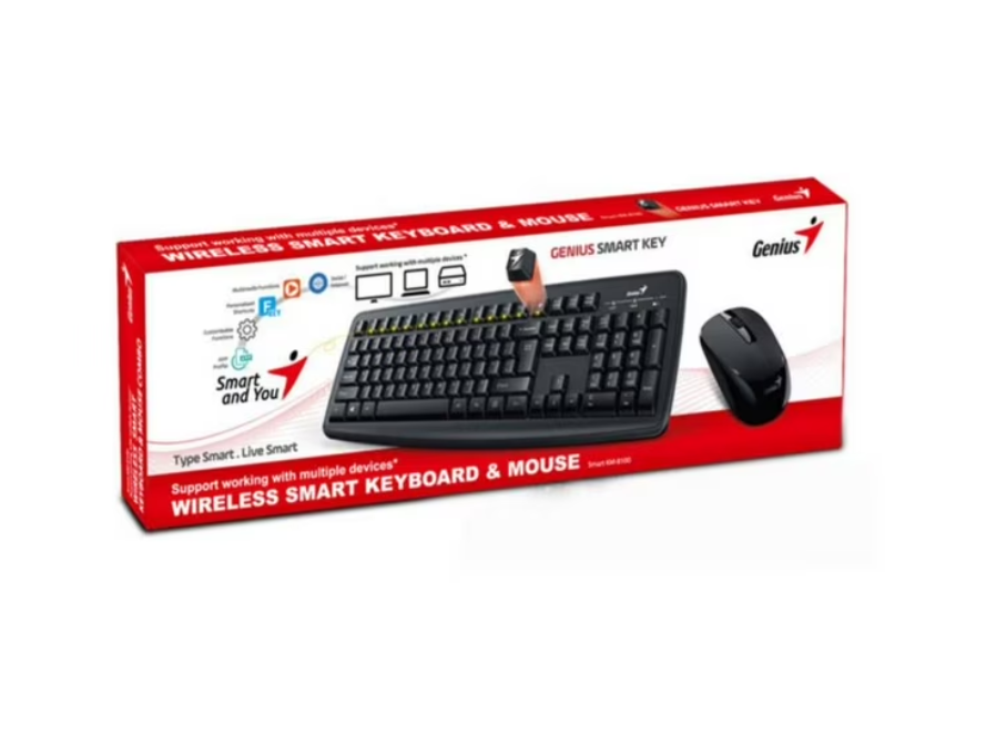 Kit Combo Teclado Y Mouse Inalámbricos Genius - Imagen 3