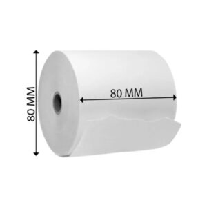 Rollo de Papel Térmico 80x80mm ( Pack 5 Unidades )