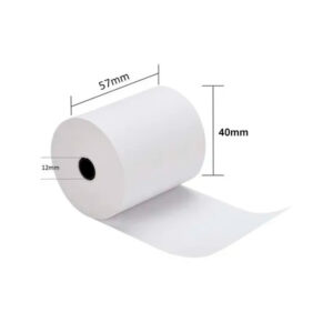 Rollo de Papel Térmico 57x40mm ( Pack 5 Unidades )