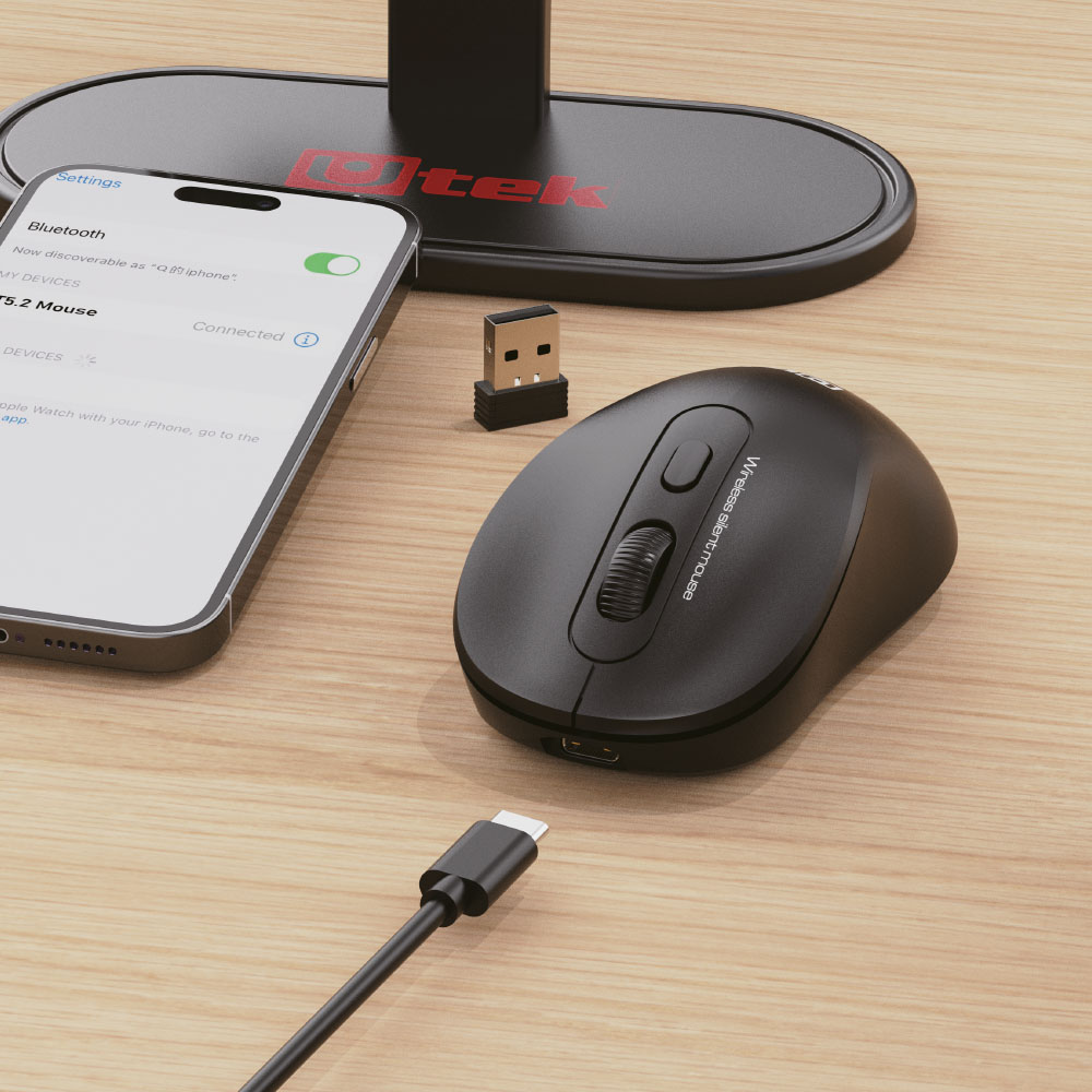 Mouse Inalámbrico 2,4Ghz + Bluetooth - Imagen 2