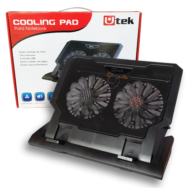 Cooler para notebook 12 -17″ Doble Ventilador