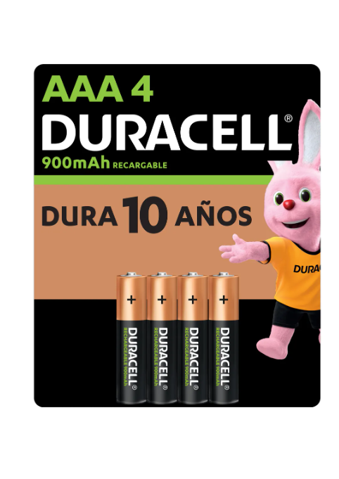 Pila Duracell Recargable AAA