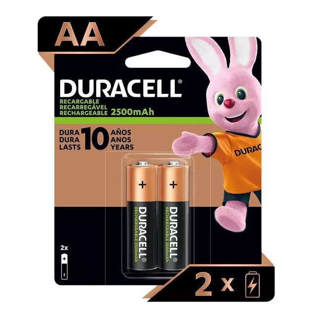 Pila Duracell Recargable AA