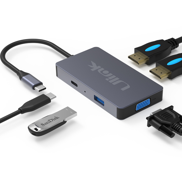 HUB Adaptador multipuerto USB C 5 en 1 - Imagen 2