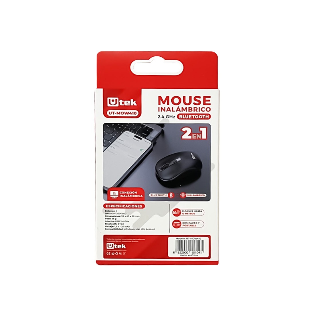 Mouse Inalámbrico combo Bluetooth y 2,4Ghz - Imagen 4
