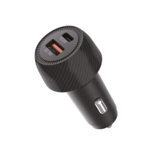 Cargador Rápido Dual 48W USB-A + USB-C de Auto