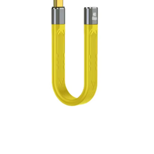 Cable USB C corto de carga rápida 5A PD 100W Amarillo