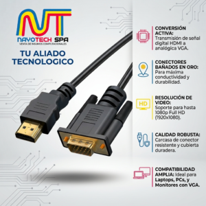 Cable HDMI a VGA