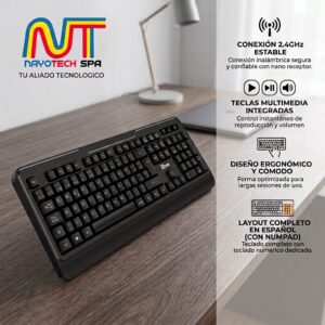 Teclado Inalámbrico 2.4GHz